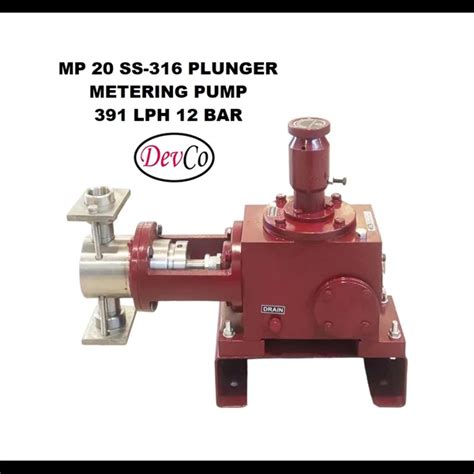 Jual Pompa Dosing Mp Ss Plunger Metering Pump Lph