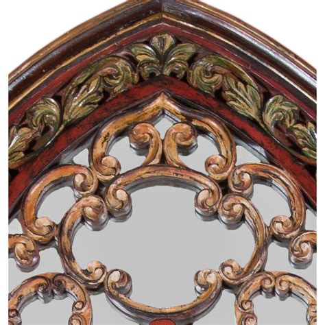 Gothic Mirror Hand Carved Gothic Style Mirror By Aoi Home