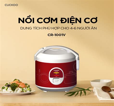 Nồi Cơm Điện Cơ Cuckoo CR 1001V 1 8L Hàng Chính Hãng