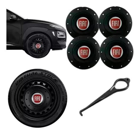 Kit Jogo Calota Tampa Roda De Ferro Fiat Aro Amarok Mercadolivre