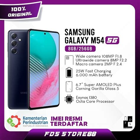 Jual Samsung Galaxy M54 5g 8 256 Gb Garansi Resmi Sein Shopee Indonesia