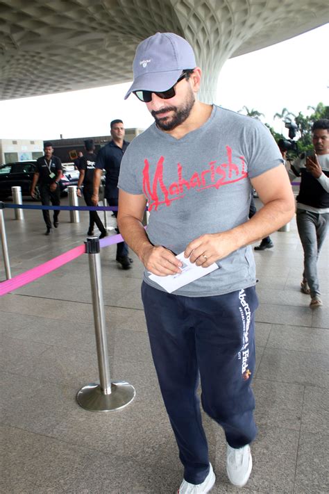 Saif Ali Khan Spotted At Airport Departure On 19th August 2023 Saif