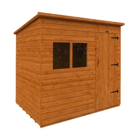 Deluxe Pent 8 X 6 Shed Listers Timber