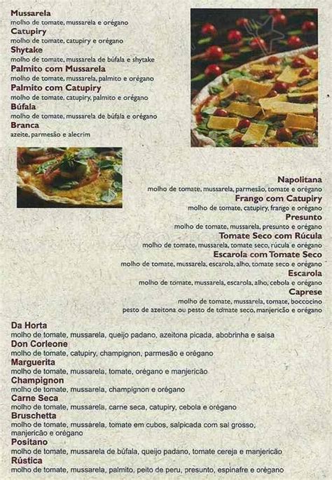 Menu At Pizza Park Pizzeria Rio De Janeiro Rua Conde De Bonfim