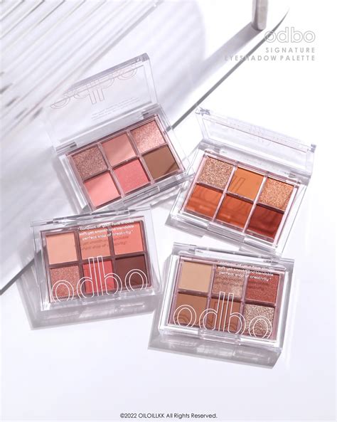 รีวิวอายแชโดว์ Odbo Signature Eyeshadow Palette แกลเลอรีที่โพสต์โดย