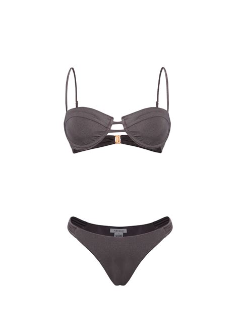 Haracci Vizon Rengi Kadın Pure Shadow Vizon Kadın Bikini Takımı Beymen