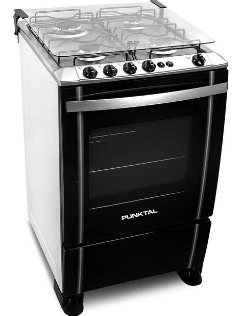 Cocina A Gas Punktal Pk Hornallas Mesa Acero Inox U S En