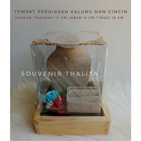 Jual Souvenir Pernikahan Tempat Mahar Leher Perhiasan Pernikahan