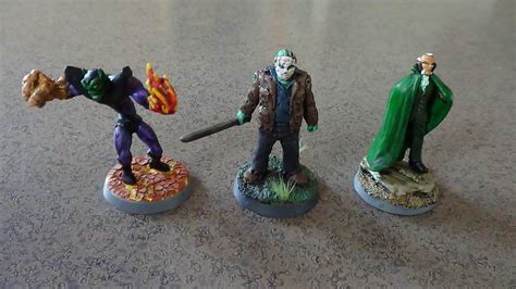 Lead Capes A Superhero Wargames Blog Miniatures Finished Heroes And Villains