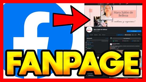 COMO CREAR UNA FANPAGE EN FACEBOOK YouTube