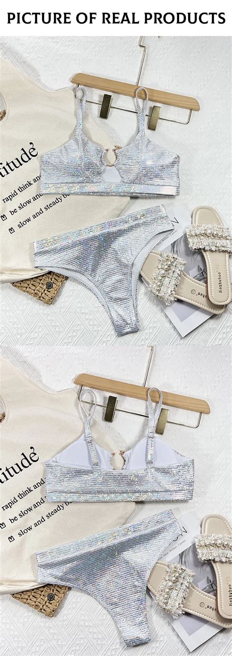 Sexy Transparent Bikini Bathing Suits For Women With Jewels