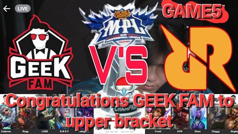 Mpl Indonesia S Rrq Shoshi Vs Geek Fam Game Playoffs Caster