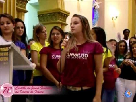 Cursilho De Jovens Feminino Da Diocese De Franca Youtube