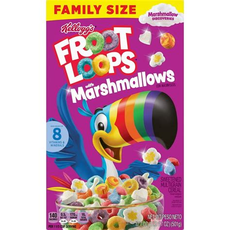 Kelloggs Froot Loops Original With Marshmallows Breakfast