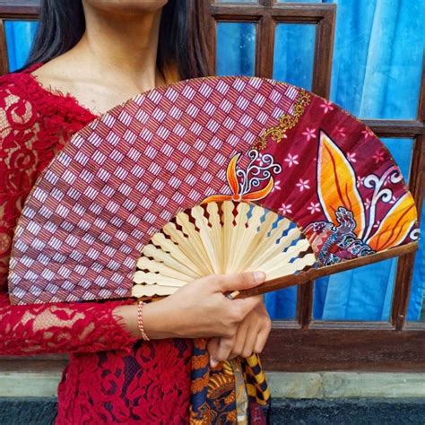 Jual Kipas Batik Besar Cm Souvenir Pernikahan Souvenir Kipas