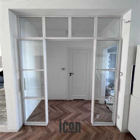 White Steel Door For Vestibule Icon Loft