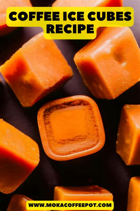 Coffee Ice Cubes Recipe