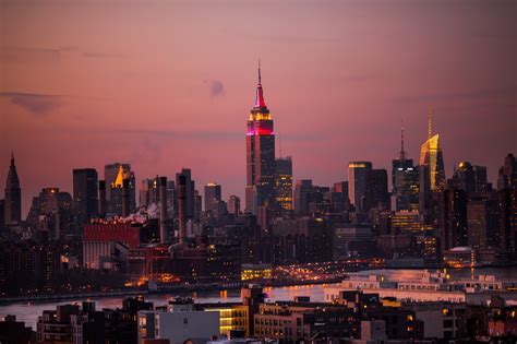 Fond d écran le coucher du soleil Paysage urbain nuit Horizon