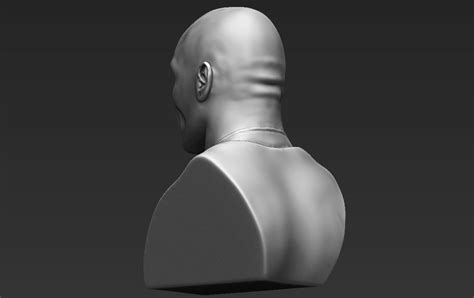 Dwayne Rock Johnson Bust 3d Printing Ready Stl Obj Formats 3d Model 3d Printable Cgtrader