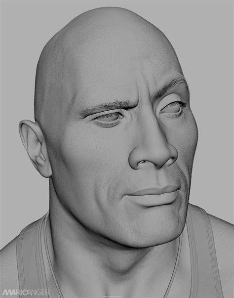 Digital Rock / Dwayne Johnson - ZBrushCentral