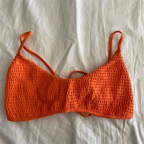 Hollister Bikini Top No Padding Cross Tie Depop