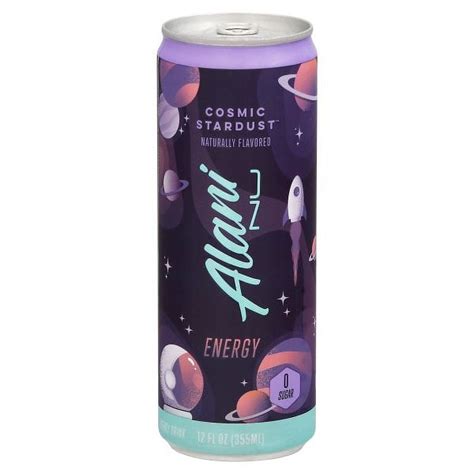 Alani Nu Zero Sugar Energy Drink Cosmic Stardust 12 Fl Oz Can