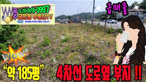 공주금은동부동산tv 724번충남 공주시 유구읍 백교리 소재612제곱미터 약 185평십승지중 한곳이며 축제가 많고