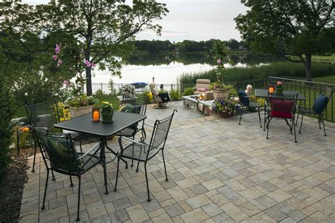 Edina Backyard With Terraced Patio And Retaining Walls Southview Design