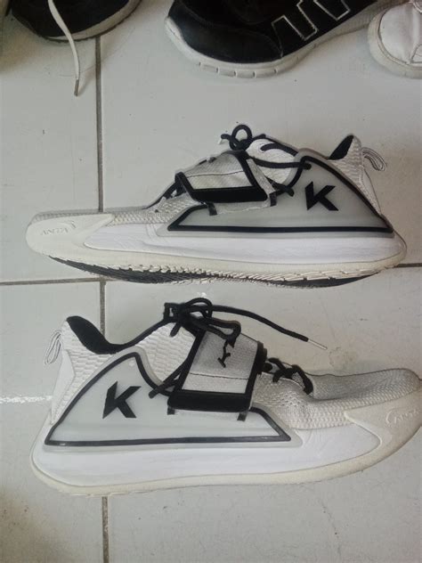 Anta Kt Splash White Black On Carousell