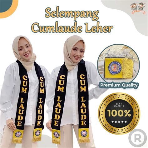 Jual Custom Salempang Wisuda Cumlaude Selendang Slempang Wisuda