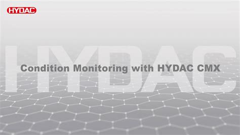 Condition Monitoring With Hydac Cmx Youtube