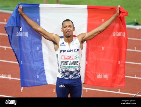 Jean Marc Pontvianne Of France Bronze Medal During The Athletics Men S