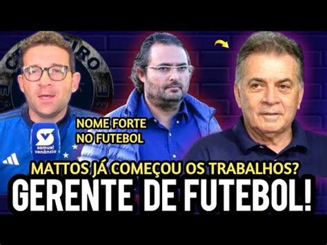 SAMUEL VENÂNCIO NOVO NOME PODE APARECER NO CRUZEIRO PAULO PELAIPE