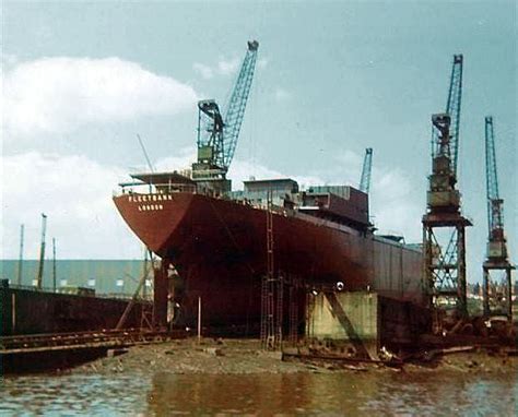 Motor Vessel FLEETBANK Built By Sunderland Ship Builders Ltd In 1972