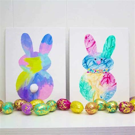 Easy Easter Bunny Painting Activity My Bored Toddler