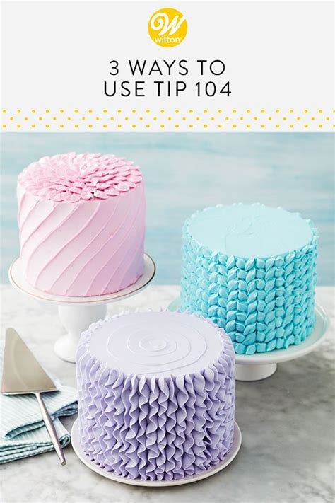 Ways To Use Tip Pastel Cakes Cake Decorating Frosting