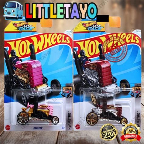 Merah Hot Wheels Dragtor Pink Red Hw Metro Shopee Malaysia