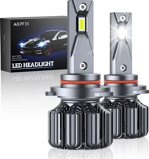 AGPTEK 9005 HB3 9006 HB4 LED Headlights Bulbs 70W High Low Beam Bright