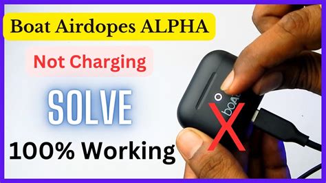 Boat Airdopes ALPHA Not Charging Solve How To Charge Boat ALPHA TWS