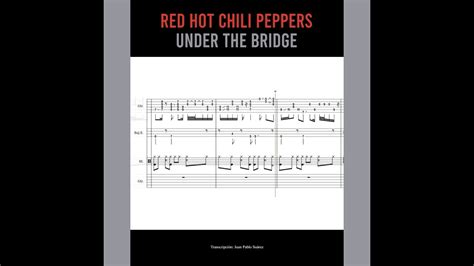 Red Hot Chili Peppers Under The Bridge Tab Youtube