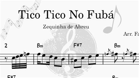 Tico Tico no Fubá Grátis Vídeo Partitura Trompete Bb Chorinho