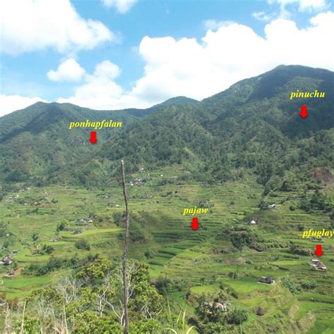 The Mayoyao Ifugao Base Map Indicating The Location Of Barangay Chaya