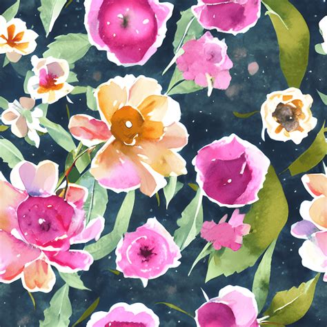 Watercolor Floral Clip Art · Creative Fabrica