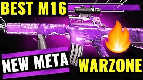 The Best M16 Warzone Class Setup In To Try Youtube