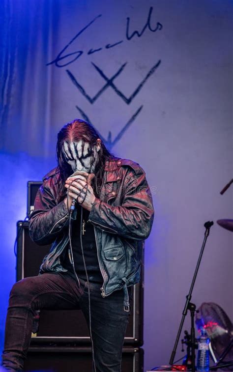 Vertical Shot Of Gaahl S Wyrd Band Performing At Brutal Assault