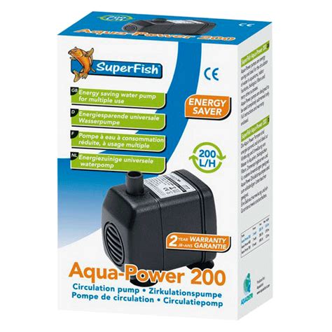 Pompe Pour Aquarium SUPERFISH Aqua Power 200