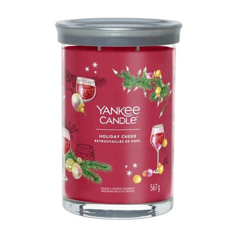 Holiday Cheer Yankee Candle Signature świeca tumbler z dwoma