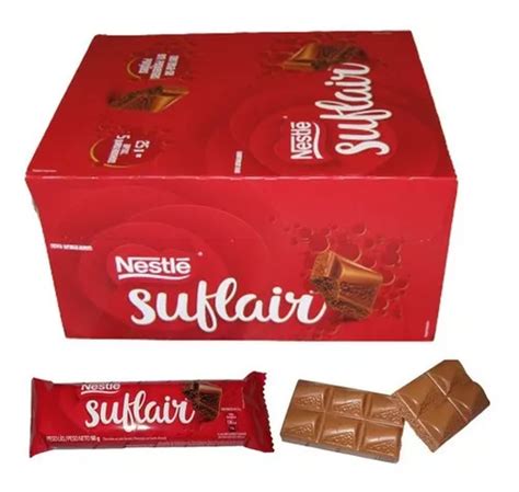 Suflair Chocolate Ao Leite 50g Caixa C 20 Unidades Nestlé