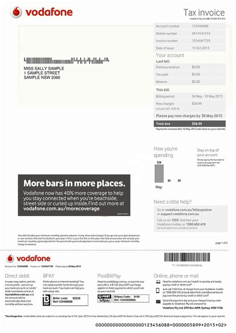 Your Vodafone Bill Explained Vodafone Australia