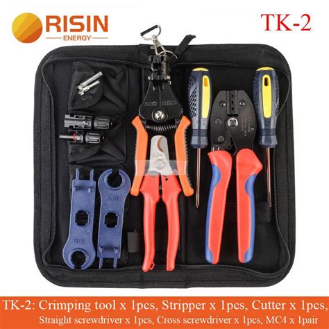 Iwiss Solar Crimping Tool Kit For Solar Panel Installation All In One